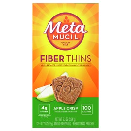 Metamucil Fiber Wafers Apple Crisp Packets, 1 ea