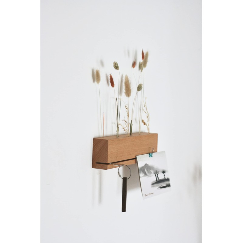 anaan Edge Wooden Key Holder, Dried Flower Stand, Flowergram, Key