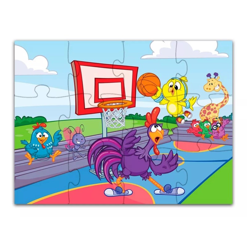 Didacti Juegos Rompecabezas 2 En 1 Gallina Pintadita Deporte 12