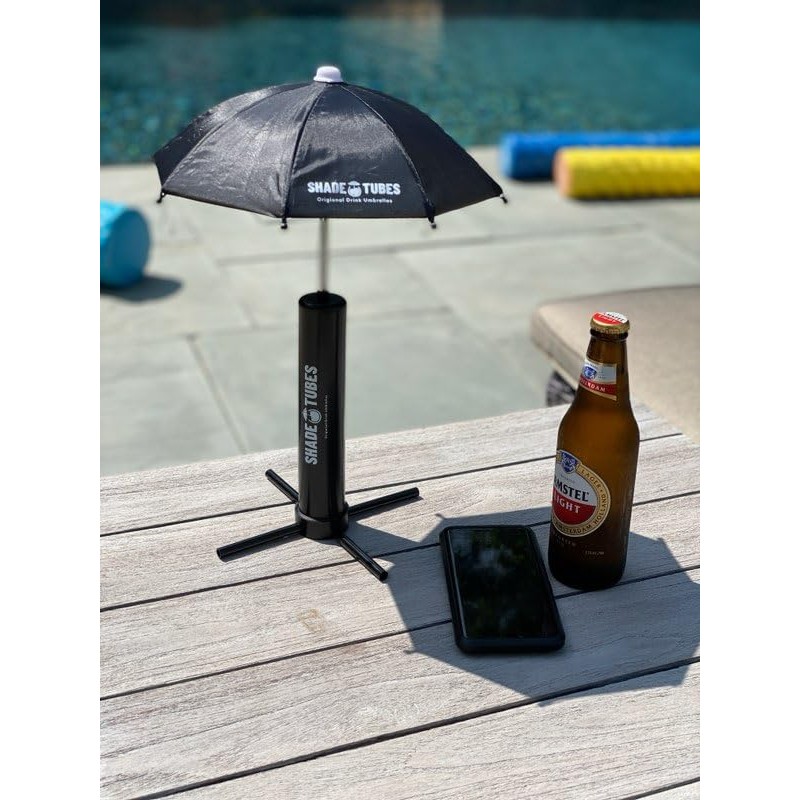 Shade Tubes Original Drink Umbrella- 10 Inch Span Phone Umbrella-
