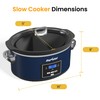 SUNVIVIPRO Programmable Slow Cooker, Multi-Cooker with 2 in 1 Silicone