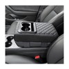Gasedin Center Console Armrest Pillow, 14.0"×8.3" Soft Leather Waterproof Armrest