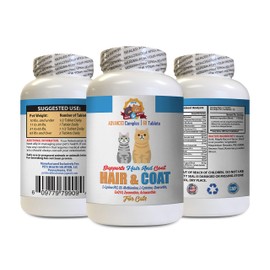 cat Immune System Support - Hair and Coat Support for Cats - Healthy Skin and Nails Complex - Vitamin e for Cats - 60 Treats (1 Bottle)