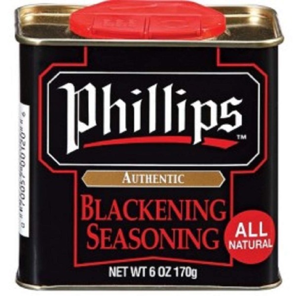 Phillips Blackening Seasoning used in Phillips Seafood Restaurants on Blackened Chicken, Fish & Seafood