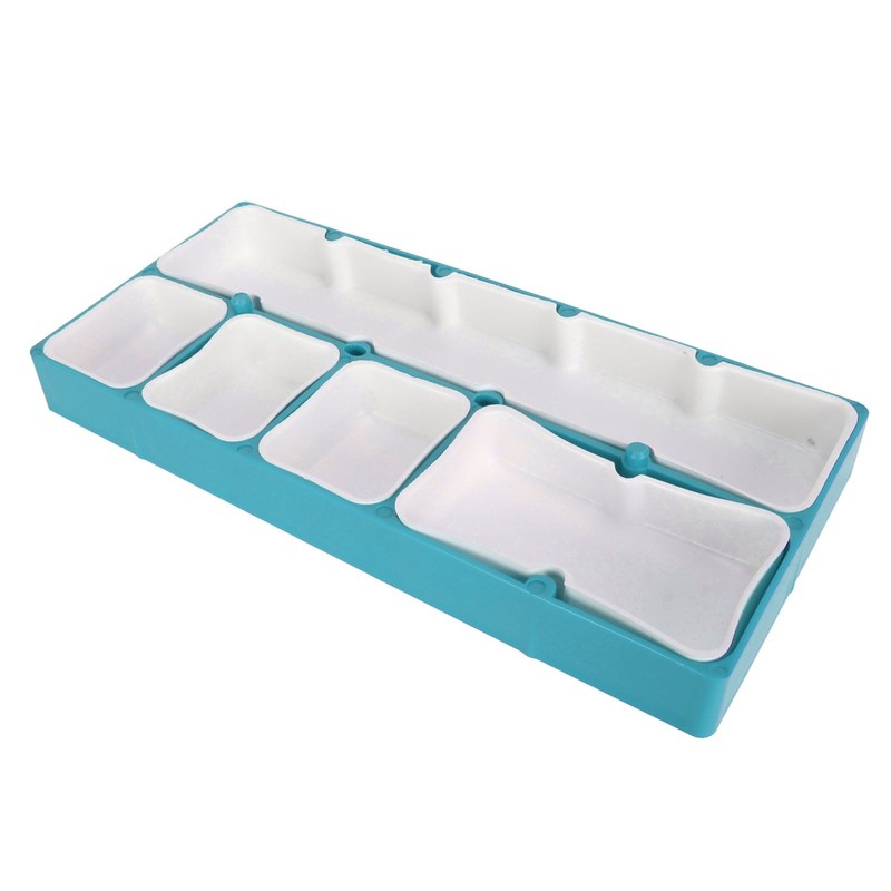 Watch Parts Storage Box Stackable 5 Compartments Acrylic Rubber Watch