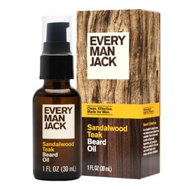 Every Man Jack Beard Oil, Sandalwood, 1.0-ounce