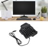 One Handed Gaming Keyboard 35 Keys Portable Gaming Keypad Backlight