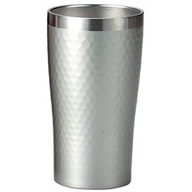 Maehata PREMIERE AOYAMA luxe Metal Thermo Tumbler Silver 51718 Silver 11.8 fl oz (340 ml)