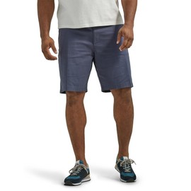 Lee Men's Big & Tall Extreme Motion Flat Front Shorts, navy