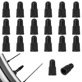 Classicseali 30 Pieces Presta Valve Caps Plastic Bicycle Tyre Caps Air Dust Caps - Used for French Presta Valve for Bicycle, MTB, Mountain Bike, Road Bike, Black