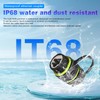 Danfetsoy RJ45 Panel Mount Coupler IP68 Waterproof, RJ45 Connector Waterproof