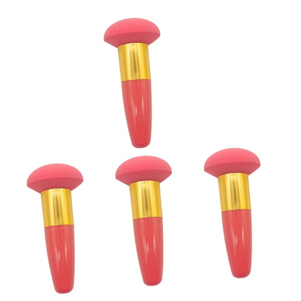 Healeved 4pcs Blending Sponge with Handle Makeup Sponge Set Foundation