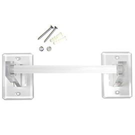 Mirart 12 Inch Clear Acrylic Towel Bar