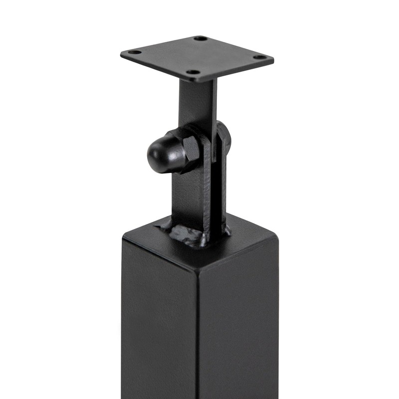 Square Iron Stair Balusters Post - Adjustable 270° Angle Bracket