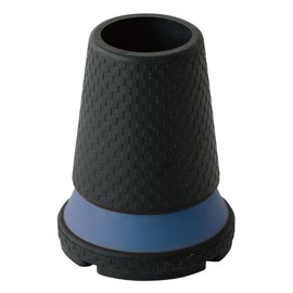 Alphax Rubber Cane Tip, Rubber for Cane, Replacement Rubber, Anti-Slip, Replacement, Easy to Walk Cane Rubber, Pittank, Blue, 0.7 inches (19 mm)