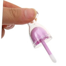 FRCOLOR 24pcs Ice Cream Shape Lip Gloss Tubes Transparent Lip Balm Bottles for Crafting Your Own Lipstick for Girls Cosmetic Projects