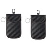2 Piece Car Key Protective Cover, Car Key Protection, Carbon
