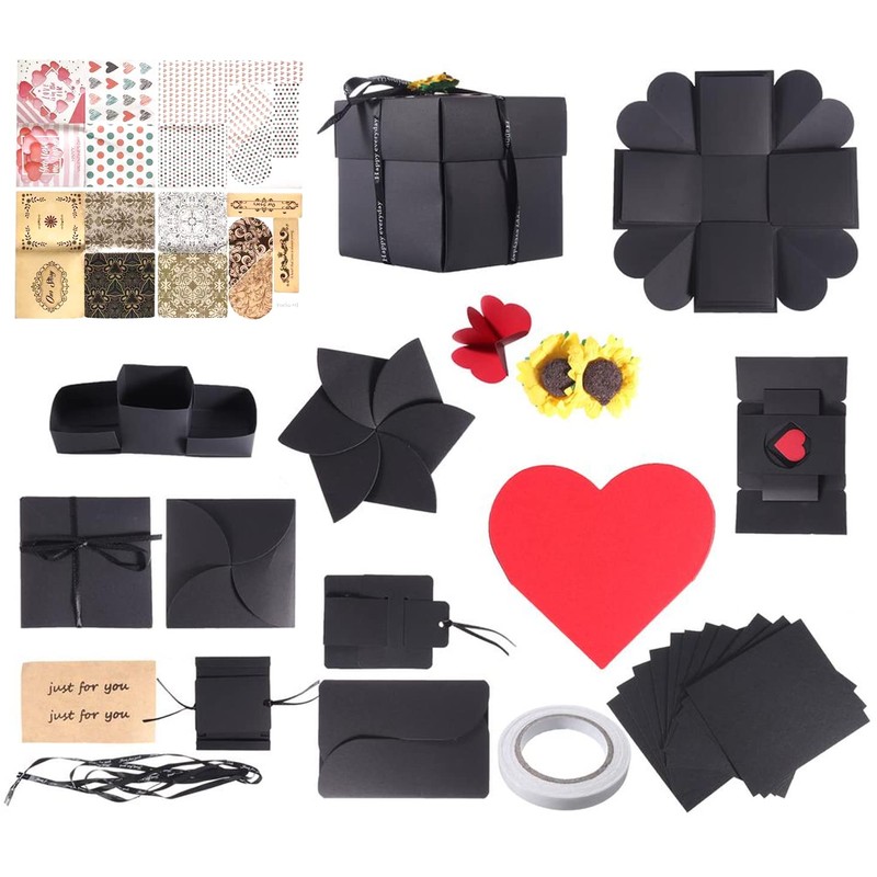 Wanateber Explosion Box DIY Gift - Love Memory, Scrapbook, Photo