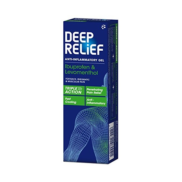 Deep Relief Triple Action Anti-Inflammatory Gel, 50g
