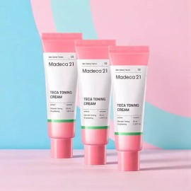 Madeca21 마데카21 테카 토닝 크림 50ml x 3개 / 잡티 크림 Madeca21 Teca Toning Cream 50ml x 3 pcs / Spot Cream [Teka Toning Cream 50ml x 3 pieces]