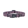 Olahibi Dog Collar Leash Set, Leopard Pattern, Polyester Material, 5ft