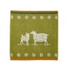 Coucke Cotton Jacquard Printed Terry Towel, Sheep, 50 x 75