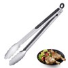 Westmark Barbecue tongs and serving tongs, with stainless steel beaker