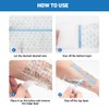 Lotvic Wasserfeste Pflaster, 20cm x 10m Wasserdicht Transparent Bandage, Tattoo