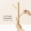 Pipishell Coat Rack Sturdy Wooden Coat Rack Stand, Adjustable Coat