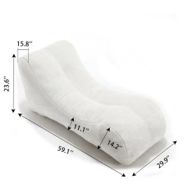 Unbranded Comfort BeanBag Sofa Chair Fitting Curves Human Body with High-Quality Sponge