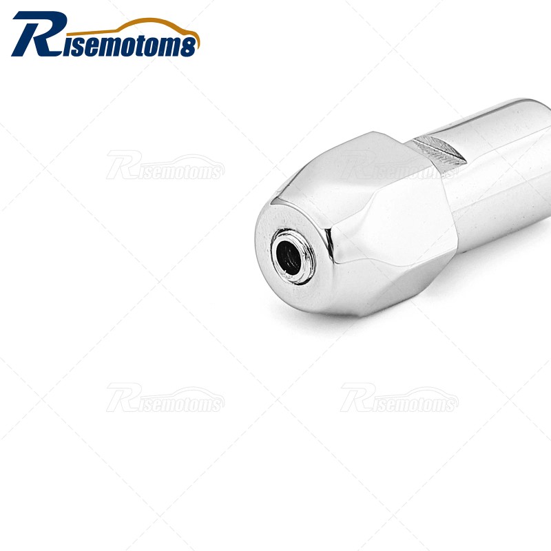 Risemotom8 Chrome Rear Turn Signal Light Relocation Mount Kit For