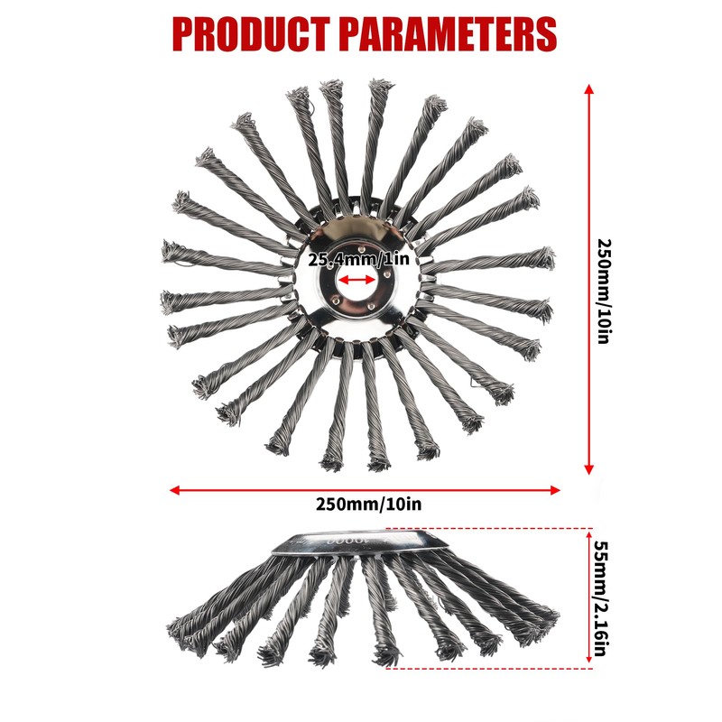 10 Inch Unbreakable Wired Trimmer Blade, Steel Wire Cutter Trimmer