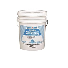 Kool Seal KS0063000-20 5 Year Elastomeric Finish Coat, White, 5 Gallon