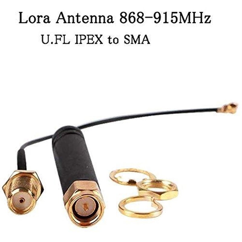 4Pcs for Lora Antenna 868-915Mhz,U.Fl Ipex to SMA Pigtail Antenna