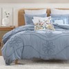 Peri Home 100% Cotton 3-Piece Comforter and Sham Set, King,