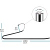 Corodo Metal Pants Hanger 20 Pack Open Ended Jeans Hangers