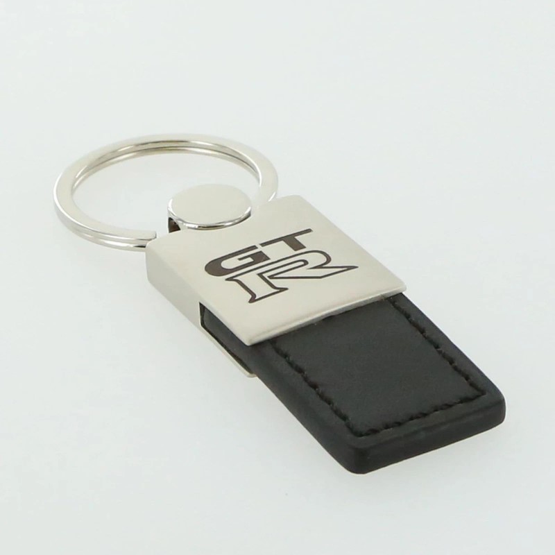 Nissan GTR Leather Key Ring (Black)