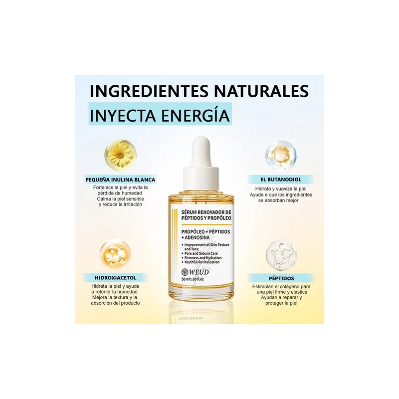 Weud Skincare Reafirm Repara Hidrata Sérum Crema 3pzs