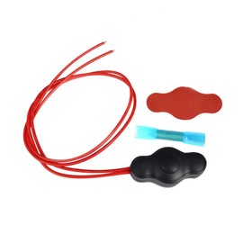 Push-Bottun Switch,JinXiu 12V Waterproof Push-Button On-Off Switch with Quick Connector for LED Accent Lighting on Motorcycles, Cars, Trucks, ATVs, Golf Carts, etc