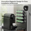 LifeMoreasy K Cup Holders, Acrylic Coffee Pods Organizer Stand Magnetic