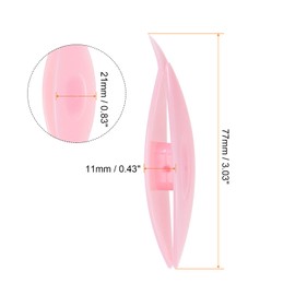 HARFINGTON 3pcs Tatting Shuttles 77x21x11mm Colorful Plastic Shuttles for Lace-Making DIY Hand Craft Tool Knitting Arts Supplies Blue Purple Pink