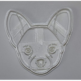 CHIHUAHUA SMALLEST DOG PUPPY TOY BREED MEXICO FONDANT BAKING TOOL COOKIE CUTTER USA PR635
