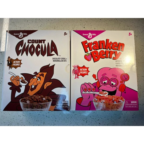 Jada Toys General Mills Count Chocula Franken Berry Figure Cereal