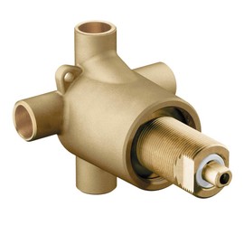 Moen 3360 M-Dura Showering Brass Three-Function Shower Transfer Valve 1/2-Inch CC Connections, N/A