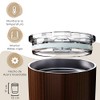 Cazzenie Vaso termico para caf, t Vino y cualquier bebida