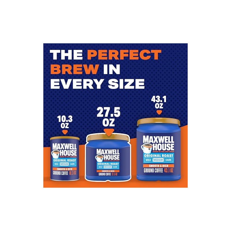 Maxwell House Café Molido de Tostado Medio Original, 779g