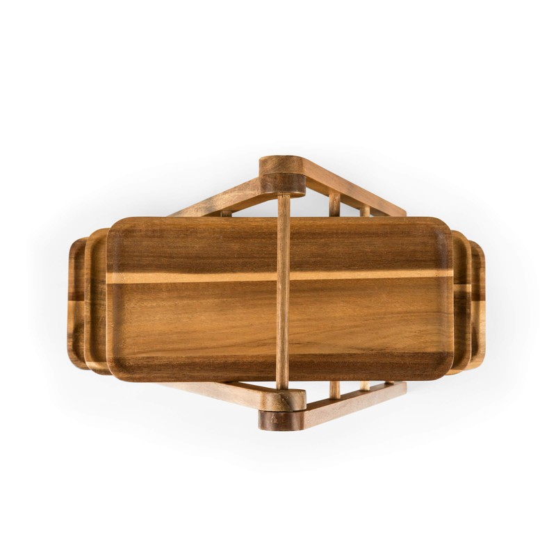 TOSCANA - a Picnic Time brand, 3 Tiered Serving Ladder