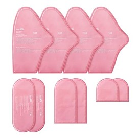 SuzziPad Replacement Ice Gel Packs for Cold Therapy Gloves and Socks(10-Piece Set), S/M