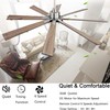 72” Large Ceiling Fans, Ceiling Fan with Remote Control and