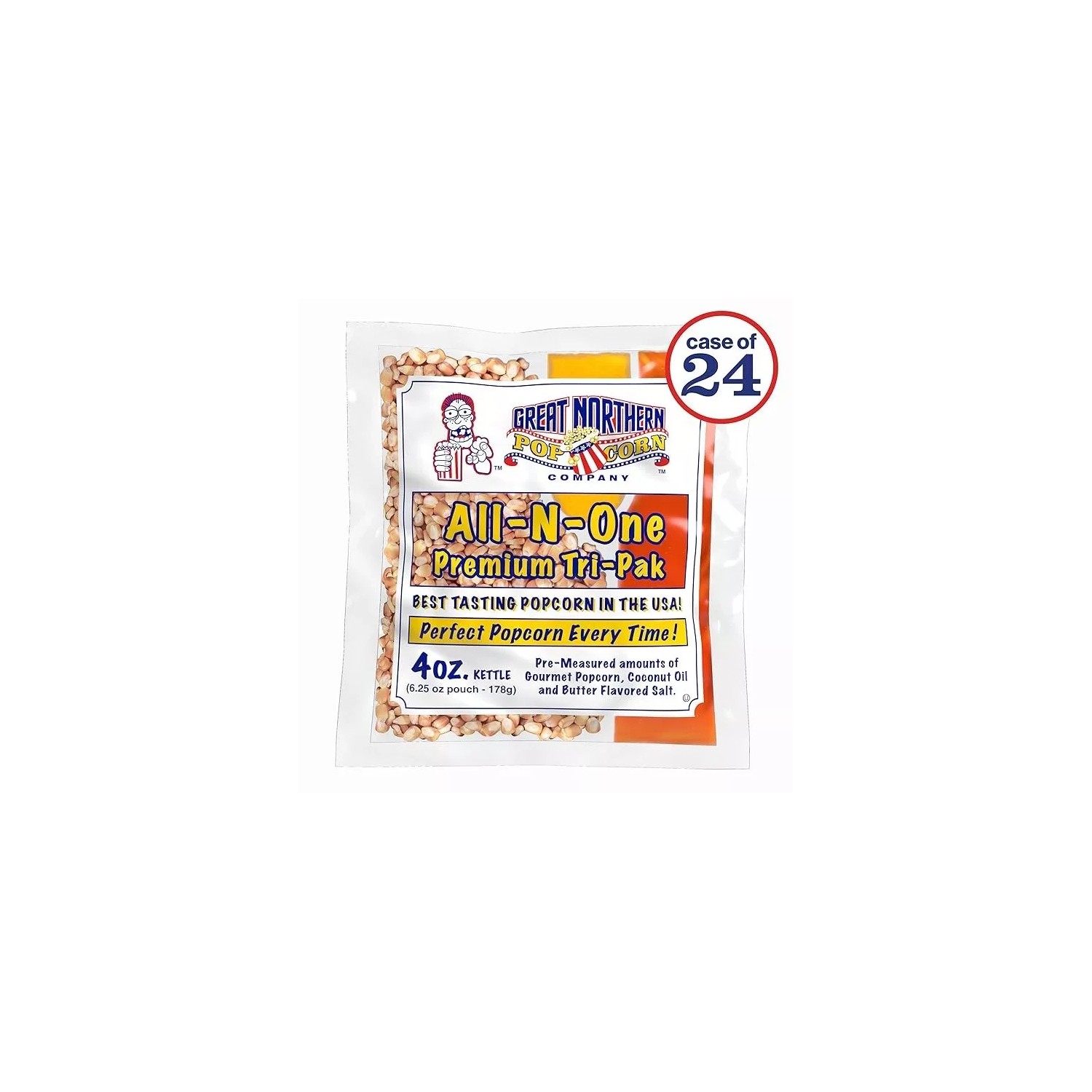 Great Northern Popcorn Company 4oz Popcorn Machine Packets - Movie ...